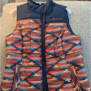 Women’s Ariat Aztec Insulated Vest size L